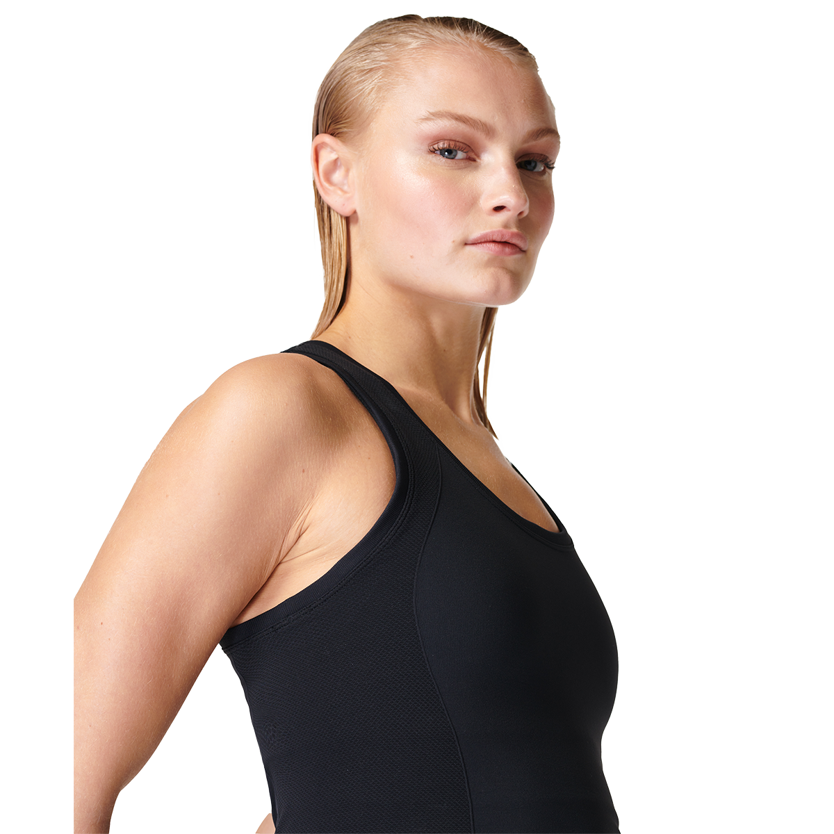 Sweaty Betty Athlete Crop Seamless Workout Tank, , large image number null
